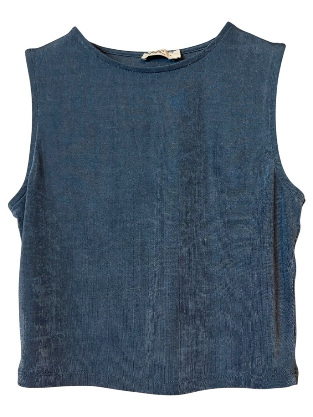 Castro Sleeveless Crop Top Fitted Stretch women’s size L